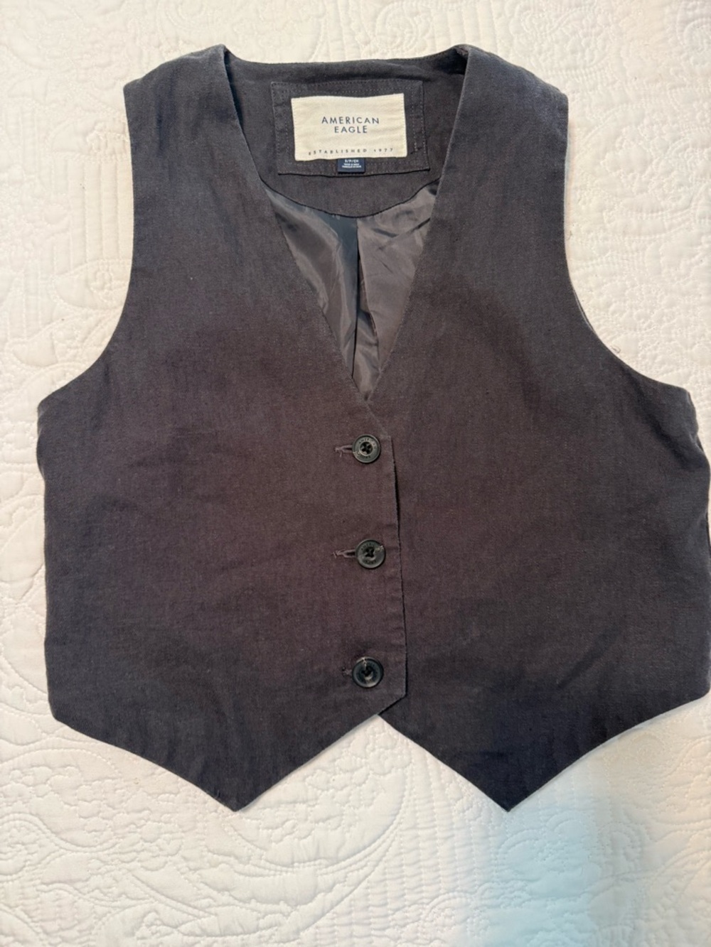 American Eagle Outfitters Black Women's Vest
